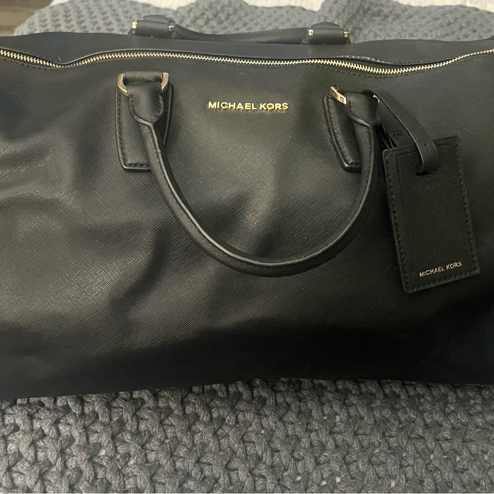 Michael Kors Black Duffel Bag